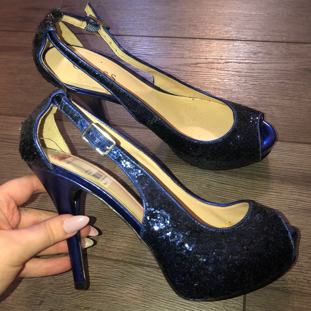 Guess Sparkly Heels with tag